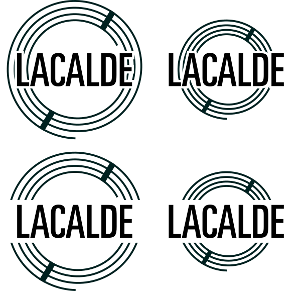 Adding the Lacalde text to the logo