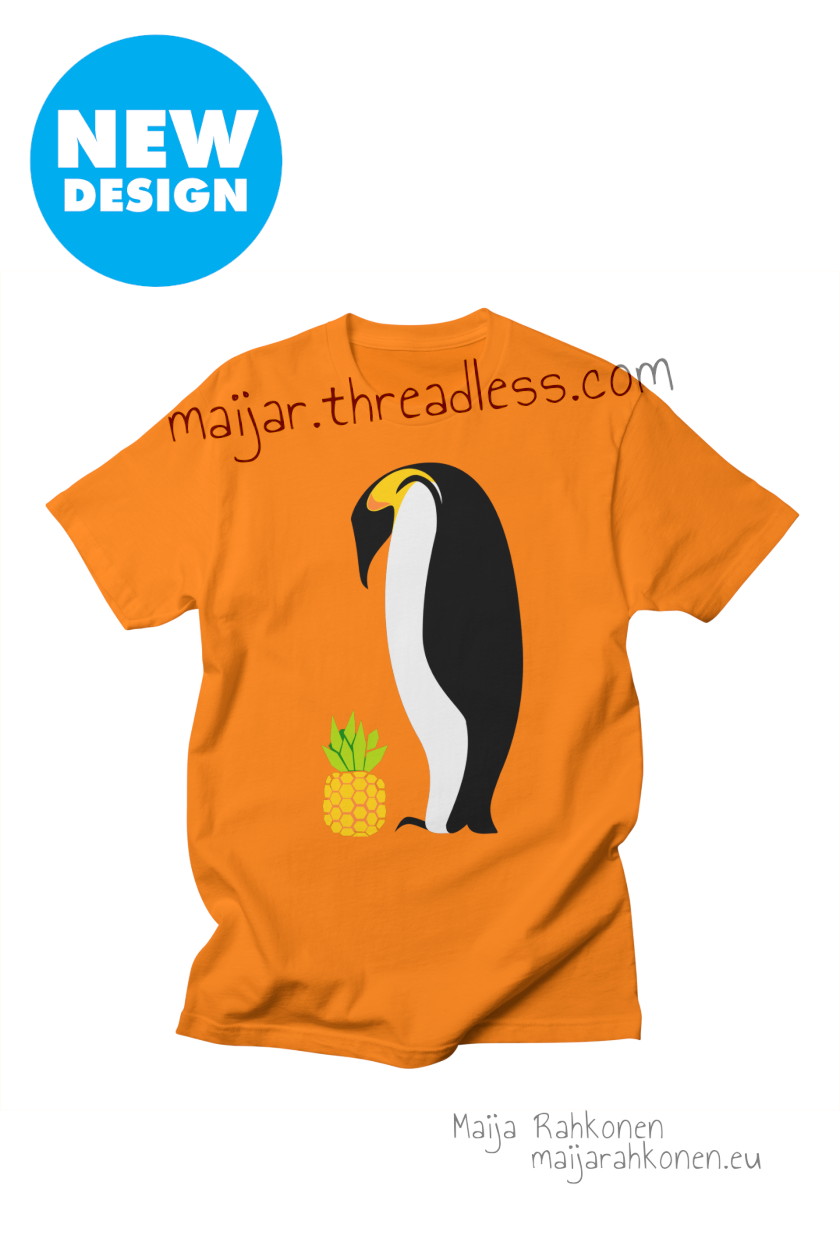 Confused Penguin design by MaijaR